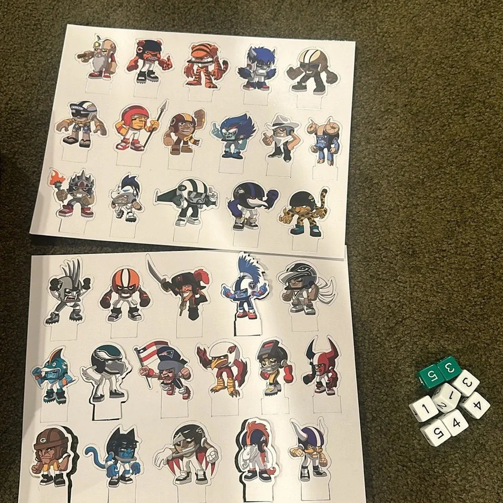 NFL Rush Zone Board Game